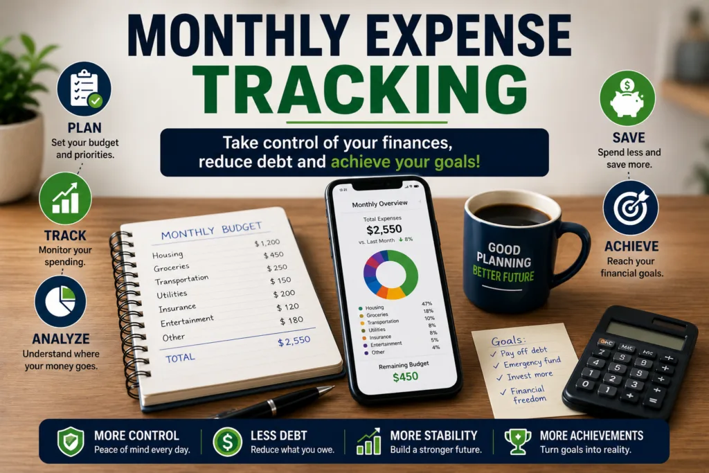 Monthly Expense Tracking: How Smart Budget Management Improves Financial Stability and Debt Recovery