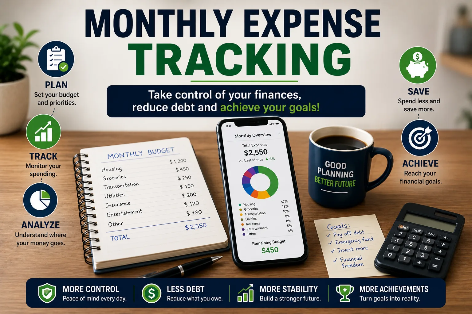 Monthly Expense Tracking: How Smart Budget Management Improves Financial Stability and Debt Recovery